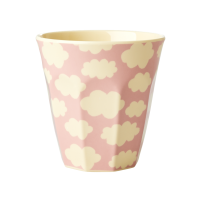 Pink Cloud Print Melamine Cup Rice DK